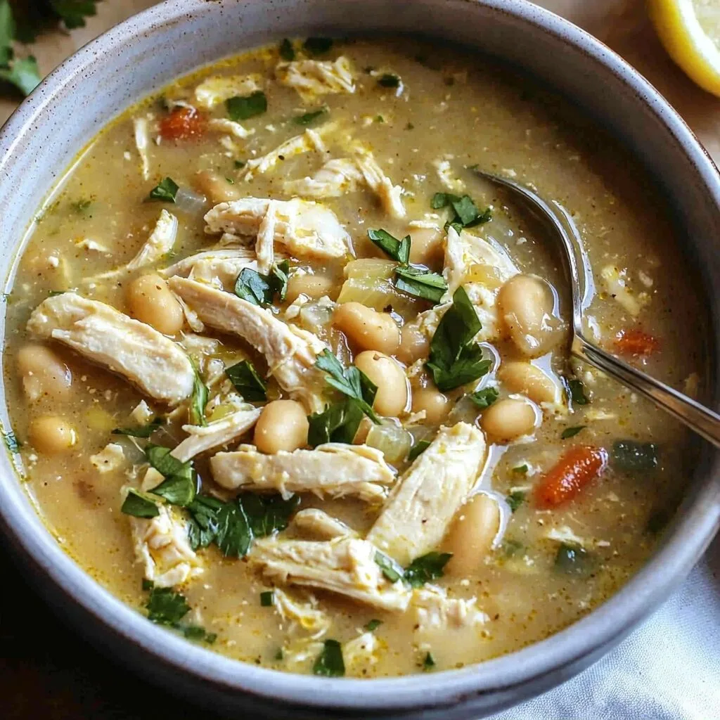 Slow Cooker White Chicken Chili, Creamy, Dairy Free