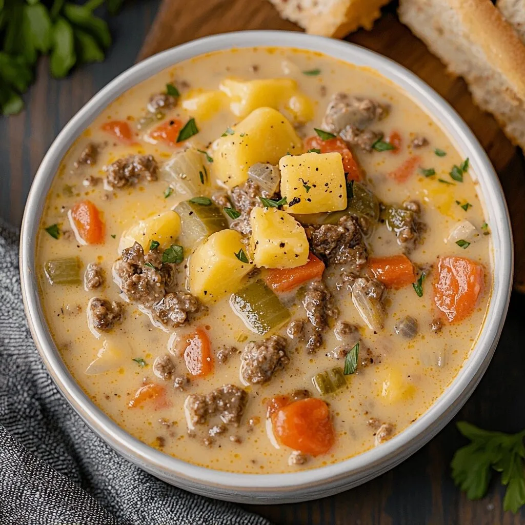 Cheeseburger Soup from Taste of Home: A Creamy Comfort Classic