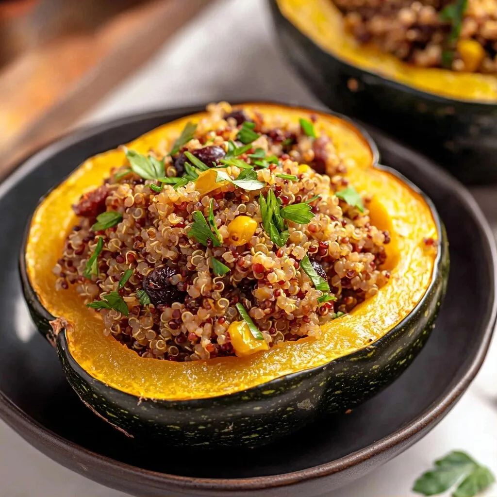 The Best Stuffed Acorn Squash (Vegan, with Quinoa)