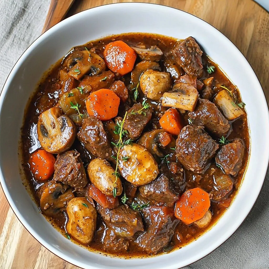 Ultimate Beef Stew with Mushrooms