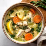 30 Minute Low Carb Lemon Chicken Soup