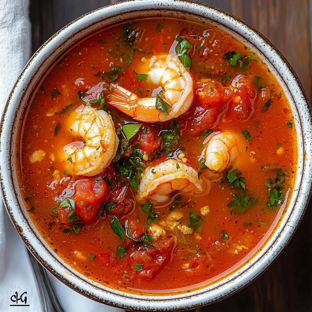 Easy Shrimp Tomato Soup: A Quick Weeknight Dinner