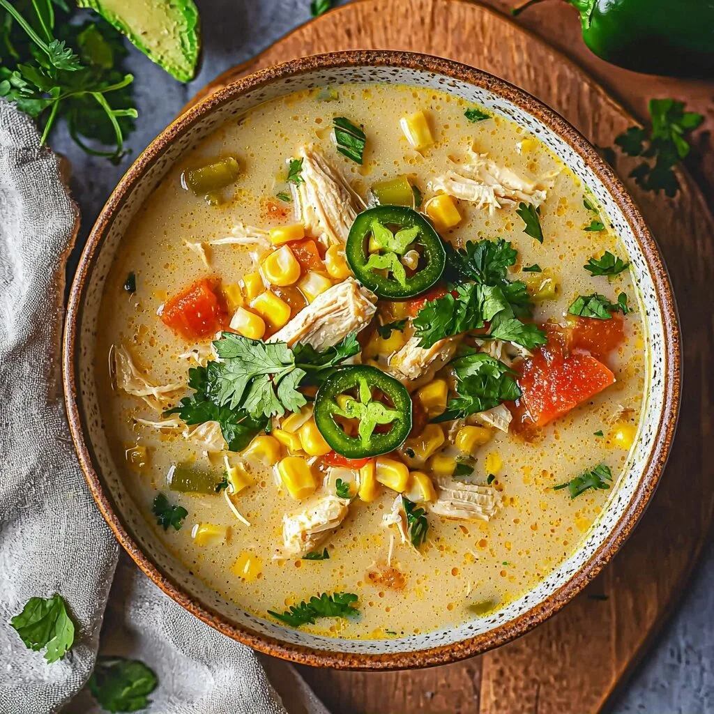 Instant Pot Jalapeño Corn Chicken Soup