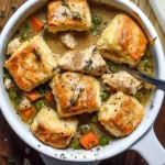 Chicken Pot Pie with Biscuit Crust