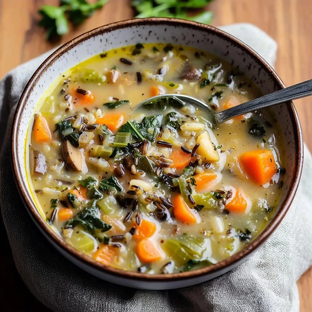 Vegetable Wild Rice Soup Recipe