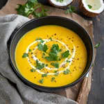 Low Carb Butternut Squash Soup with Coconut Milk