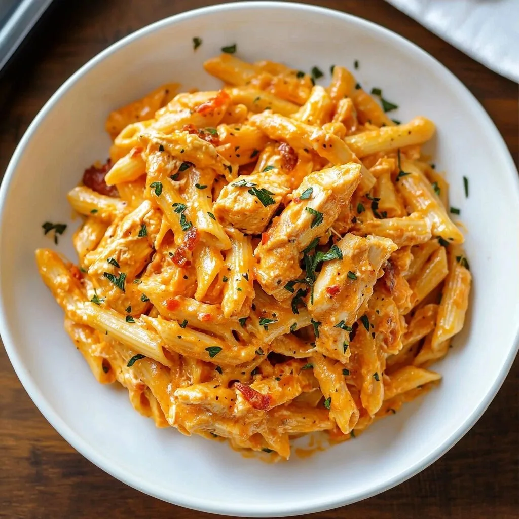 The Best BUFFALO CHICKEN PASTA