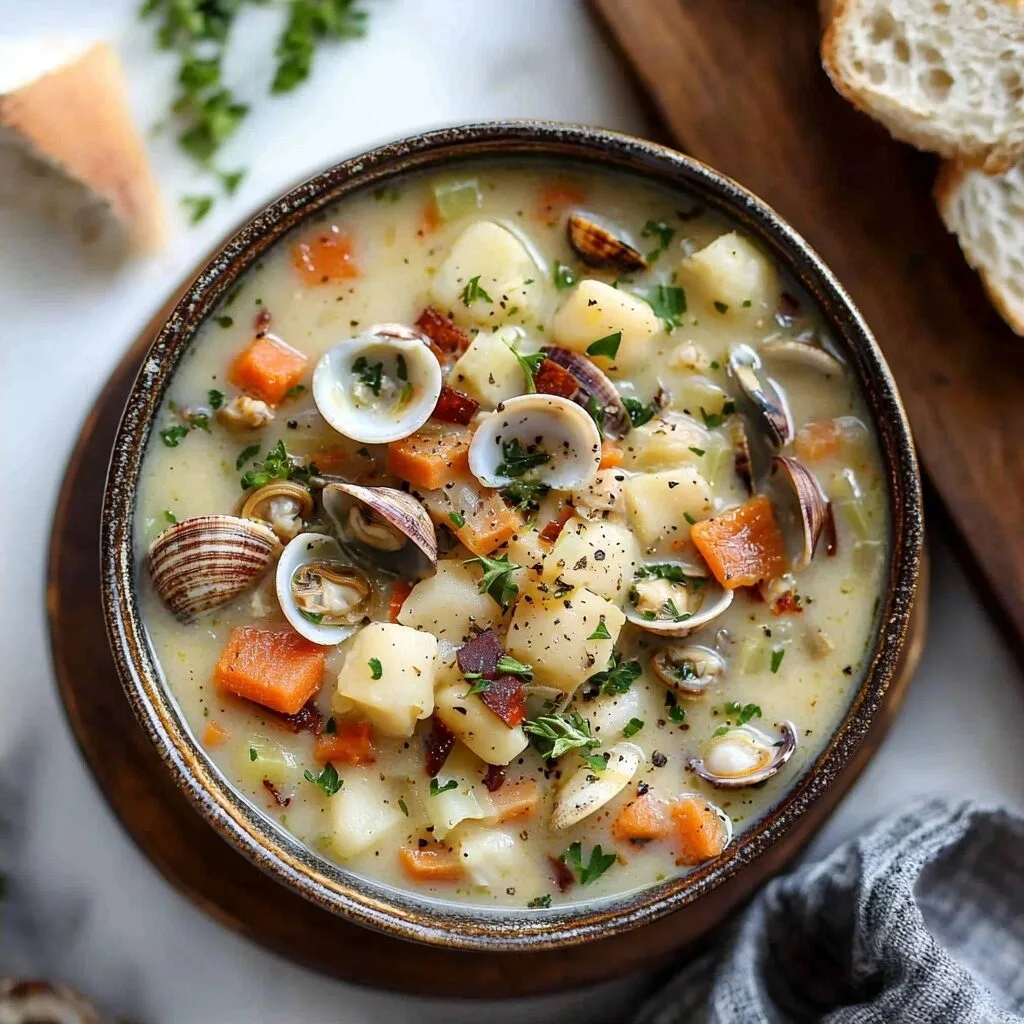 Creamy Dairy Free Clam Chowder