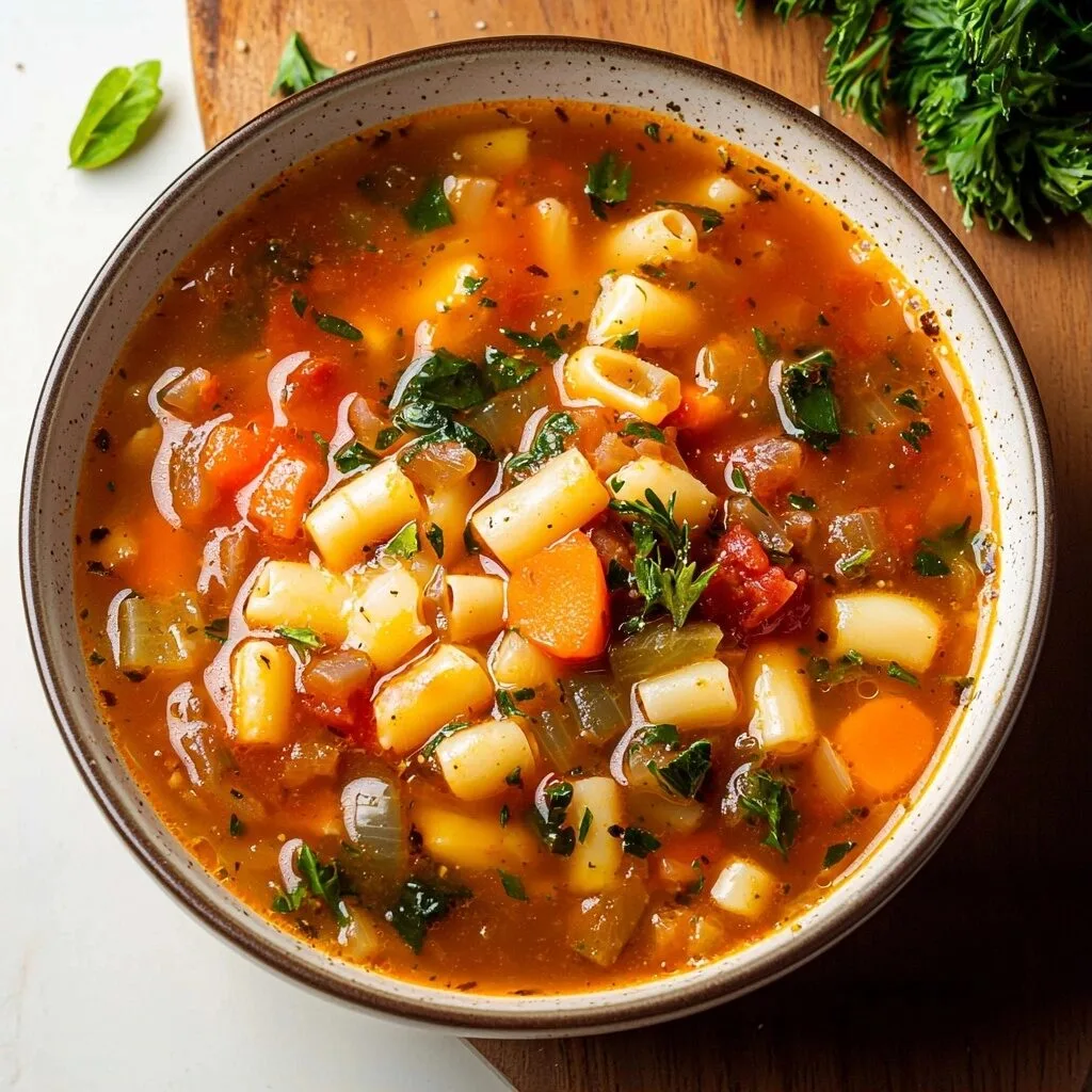 High Protein Minestrone Soup