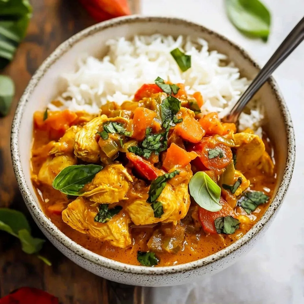 Slow Cooker Pumpkin Chicken Curry