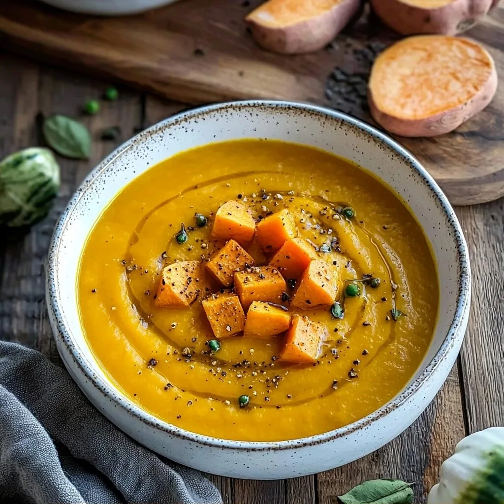 Pumpkin and Sweet Potato Soup