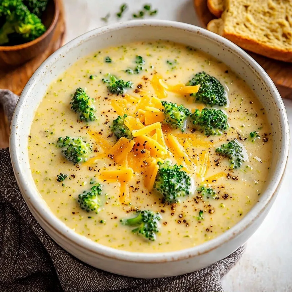 Crockpot Broccoli Cheese Soup