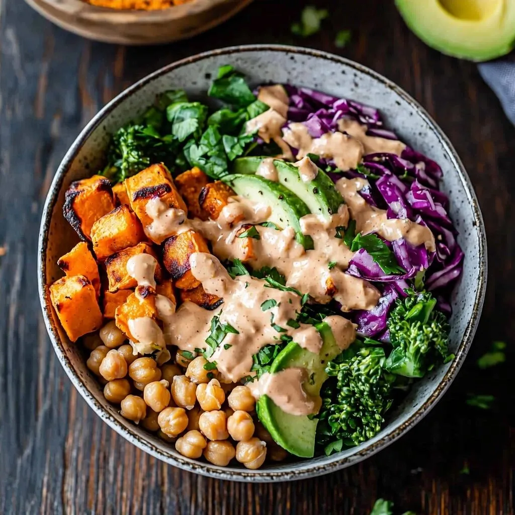 Sweet Potato Chickpea Buddha Bowl (Vegan)