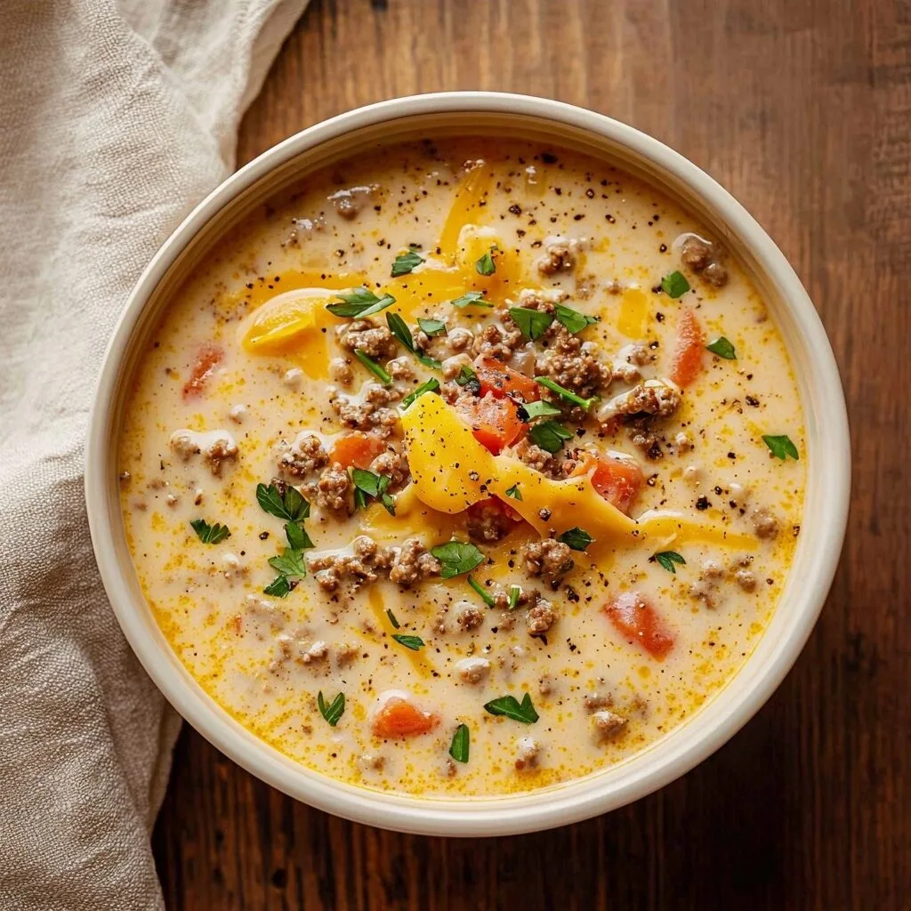 Classic Cheeseburger Soup: A Cozy Comfort Food Favorite