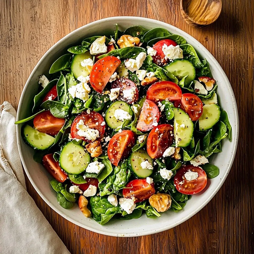 Easy Spinach Salad