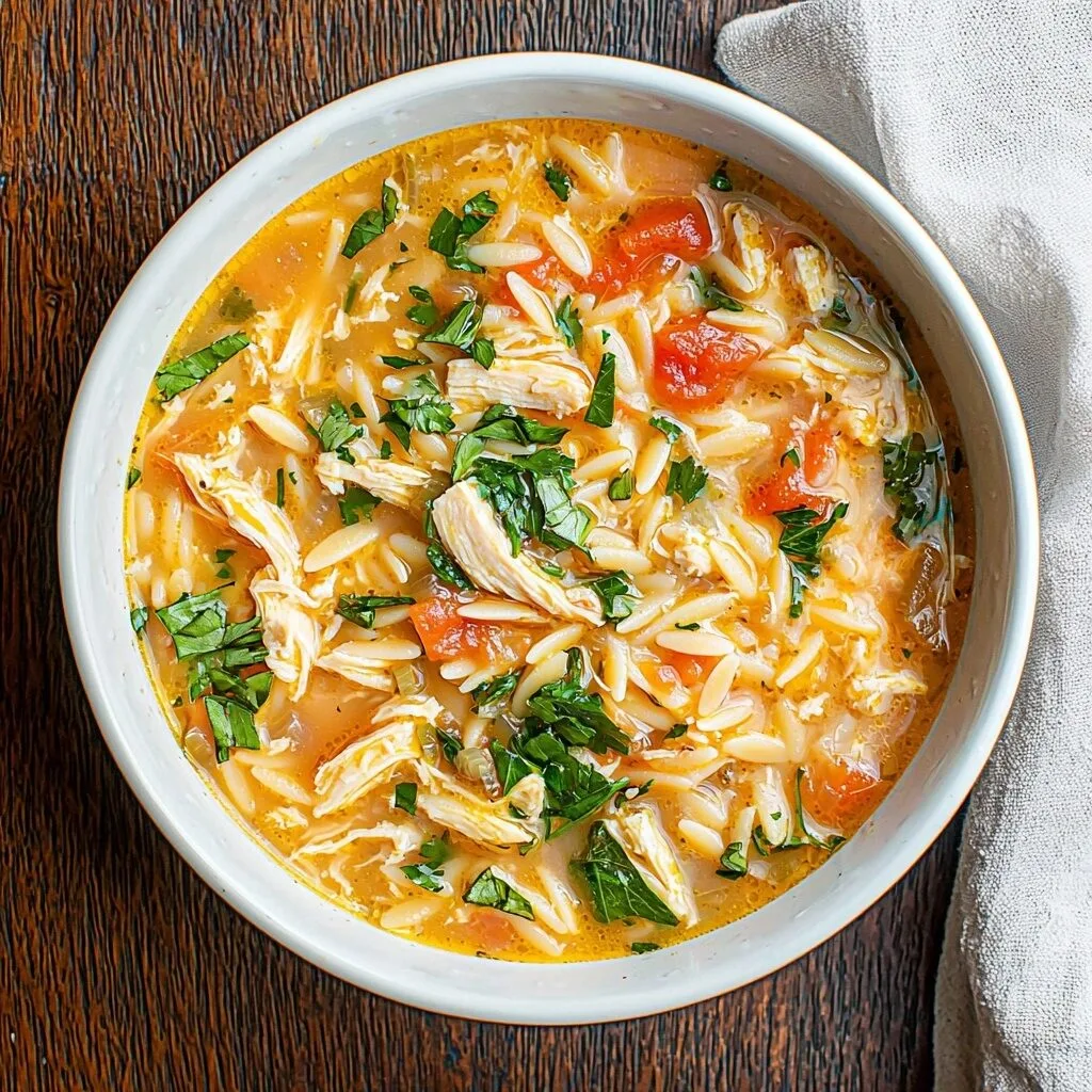 Marry Me Chicken Orzo Soup