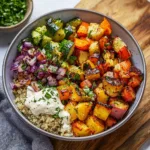 Quinoa Bowl Recipe with Roasted Vegetables