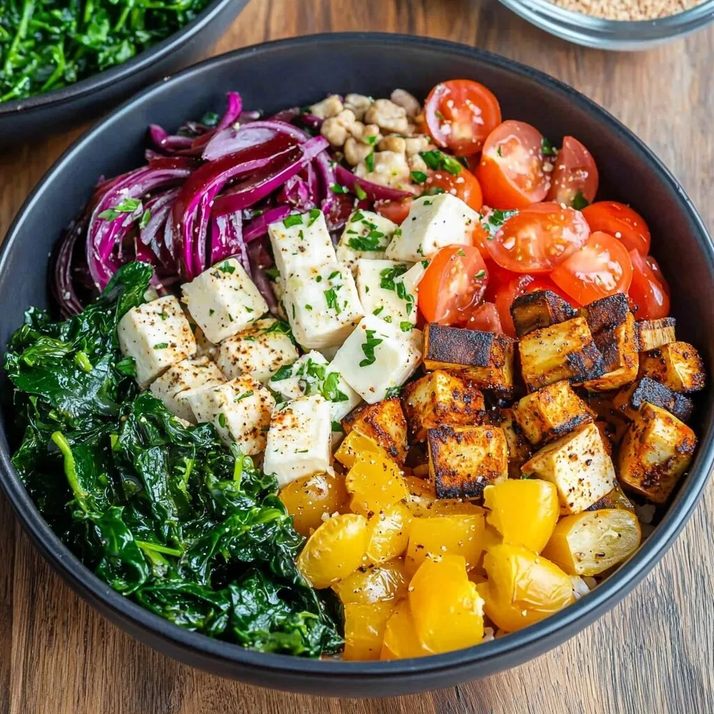 Healthy Vegan Mediterranean Bowl Recipe